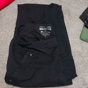 Scrub pants small black